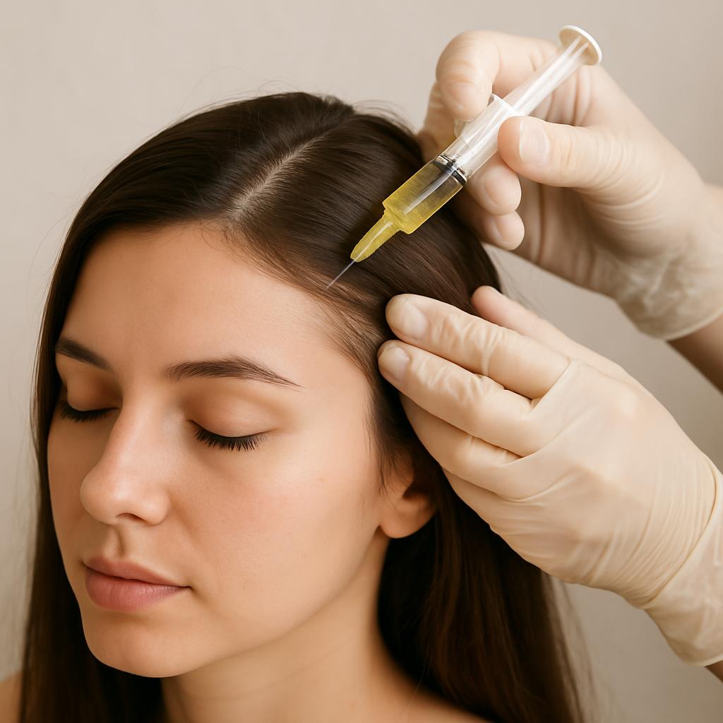 Paciente após tratamento capilar em Belo Horizonte no Instituto Dra Ludimila Santiago